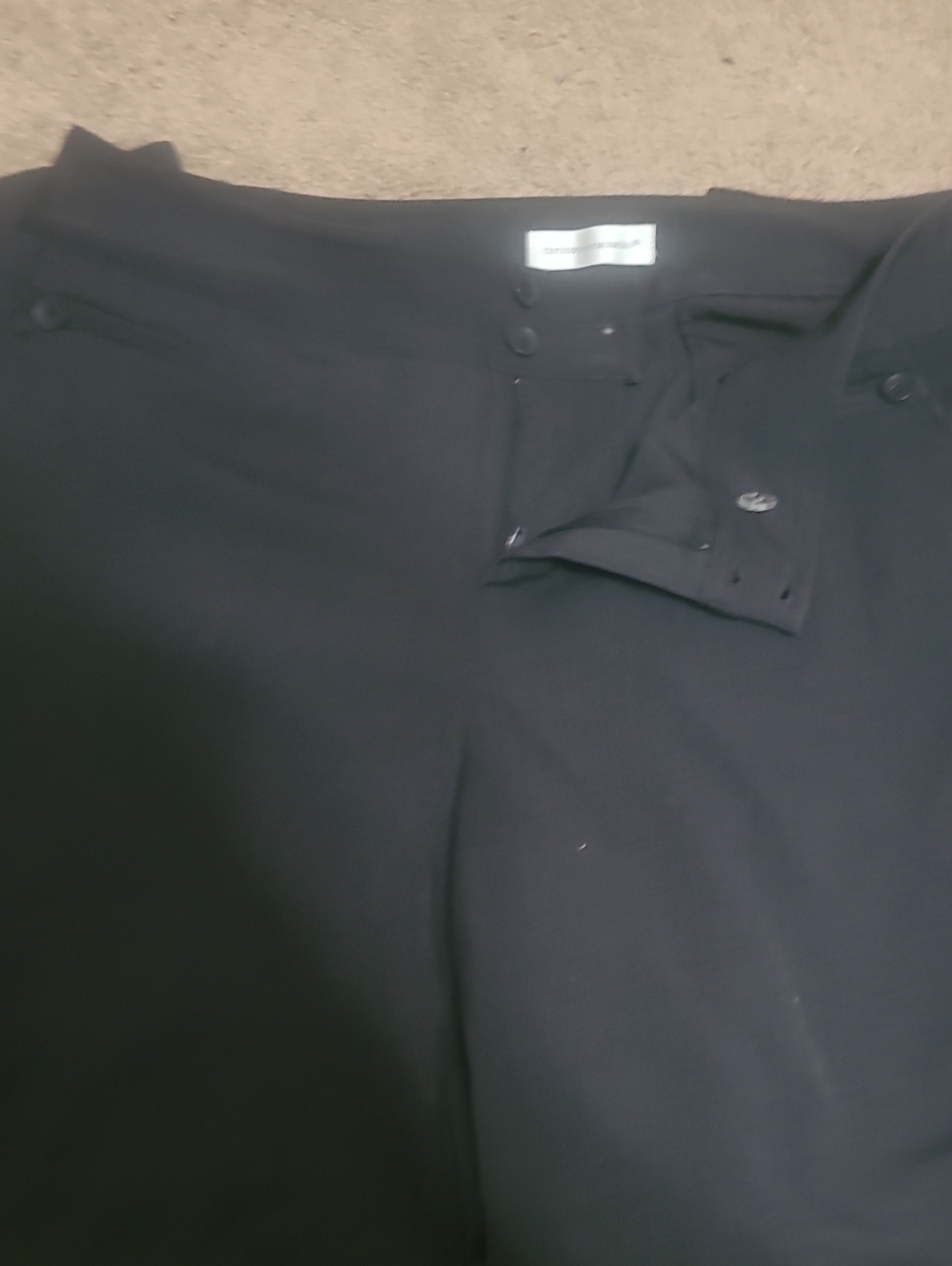 Christopher & Banks Gray Dress Trousers - Tailored Front Closure